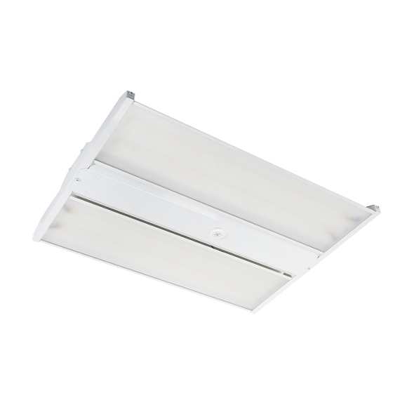 115W LED Highbay, 1.5ft Long, 120-277V Input, Frosted Lens, 4000K, 0-10V Dimmable, Premium Series, Generation 2