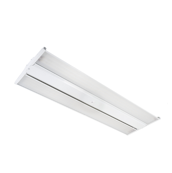 230W LED Highbay, 4ft Long, 120-277V Input, Frosted Lens, 4000K, 0-10V Dimmable, Premium Series, Generation 2