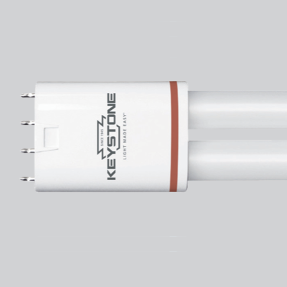 17W LED PLL Tube, 2G11 Base, Glass Coated Construction, 120-277V Input, 22.5" Long, 3500K