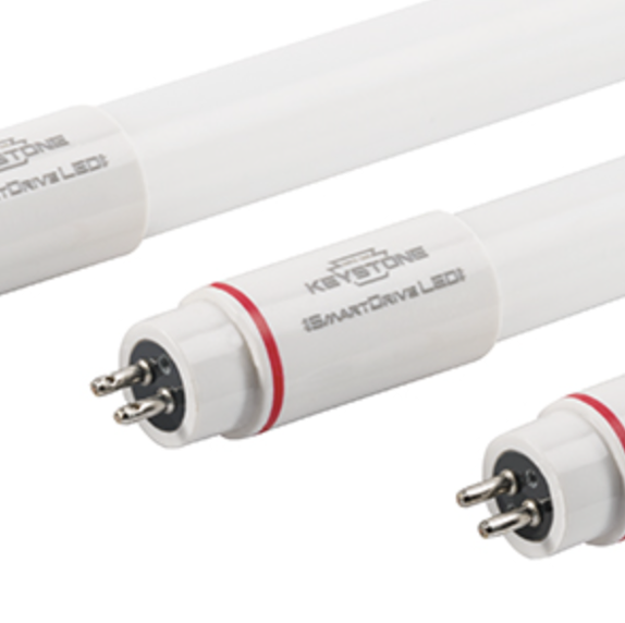 25.5W LED T5HO Tube, Shatter-Proof Coated Glass, Ballast Compatible, 4, 3000K, SmartDrive