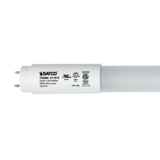 SATCO S11910 - 11.5T8/LED/48-830/BP 120-277V